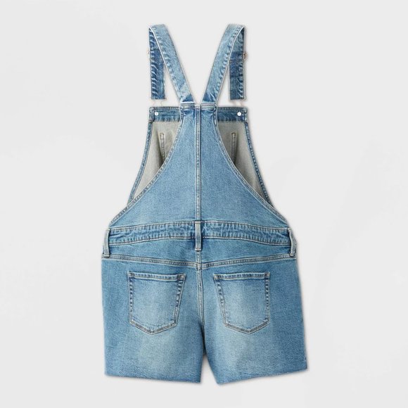 Ingrid & Isabel Maternity Denim Shortalls - Picture 2 of 4
